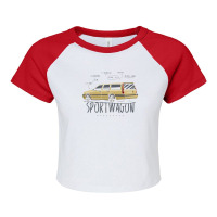 Sport Wagon 850 T5-r Raglan Crop Top | Artistshot