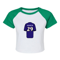 Ar'darius Washington Jersey Raglan Crop Top | Artistshot