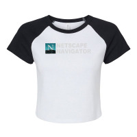 Netscape Navigator, Netscape Navigator Art, Netscape Navigator Vintage Raglan Crop Top | Artistshot