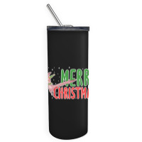 Christmas Pterosaurs Dinosaur Pteranodon Xmas Tree Skinny Tumbler | Artistshot