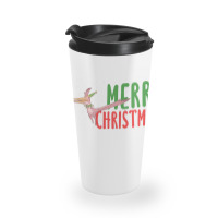 Christmas Pterosaurs Dinosaur Pteranodon Xmas Tree Travel Mug | Artistshot