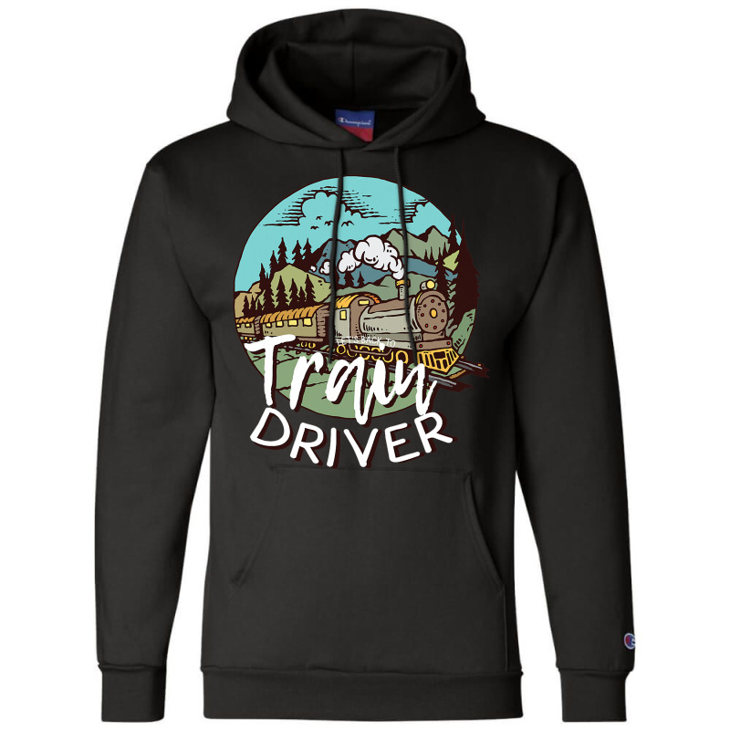 Funny Model Railway Train Shirt Funny Gift Train Champion Hoodie | Artistshot