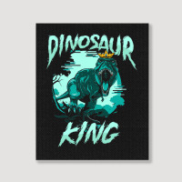 Funny Dino Paleonthology Historical Dinosaur Dinos Portrait Canvas Print | Artistshot