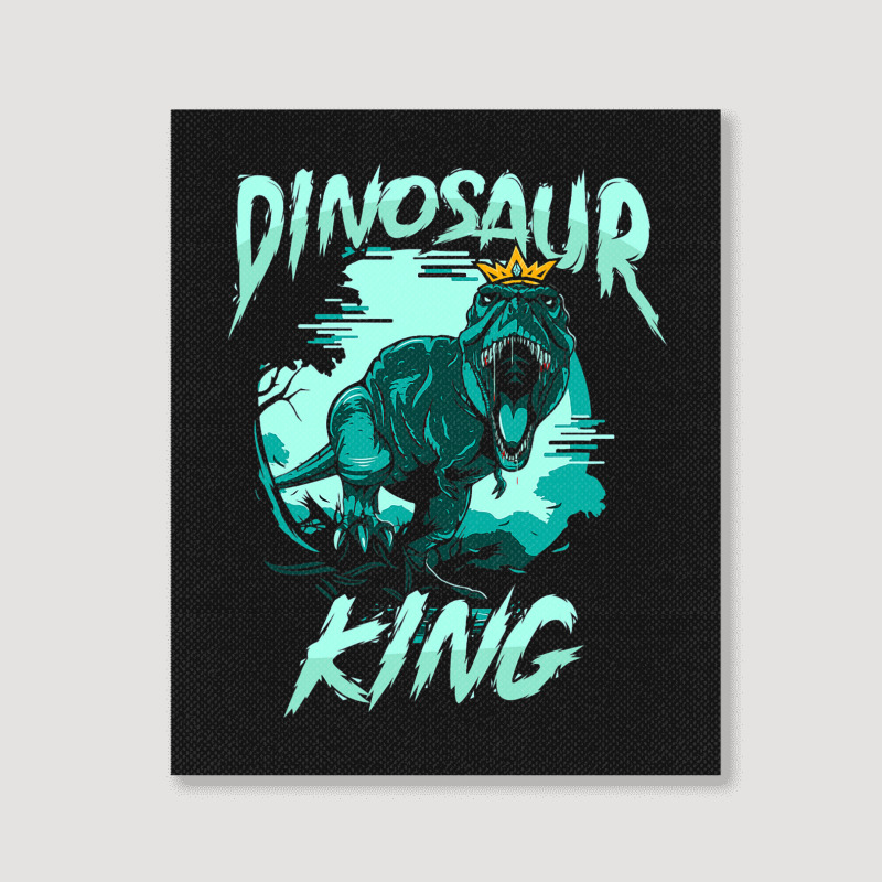 Funny Dino Paleonthology Historical Dinosaur Dinos Portrait Canvas Print | Artistshot