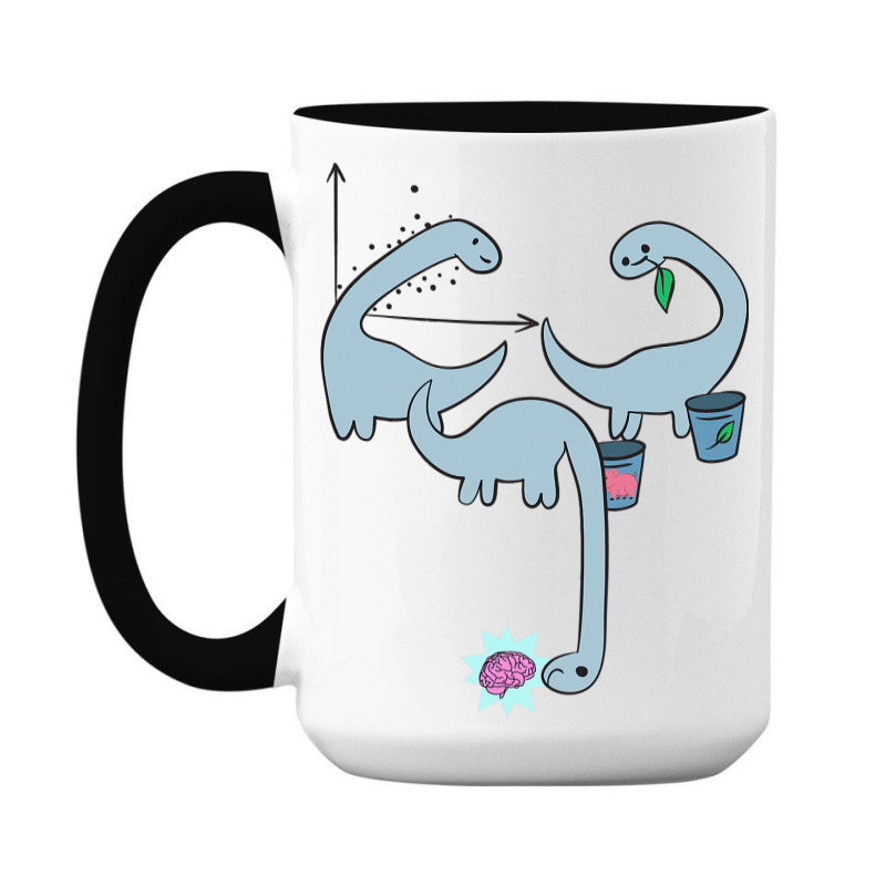 Dino Dinosaur Machine Learning Algorithm Data Scie 15 Oz Coffee Mug | Artistshot