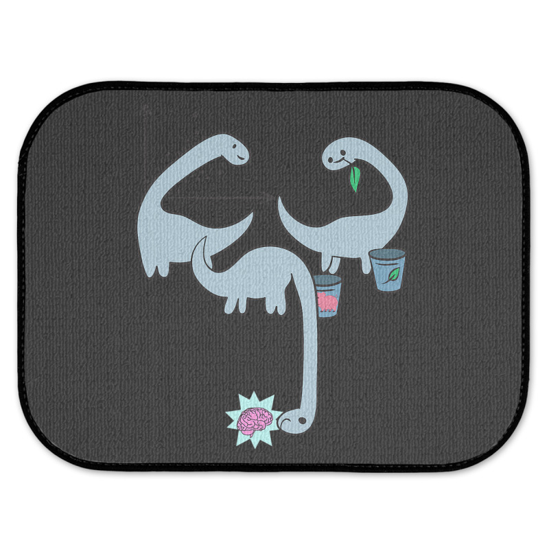 Dino Dinosaur Machine Learning Algorithm Data Scie Rear Car Mat | Artistshot