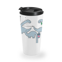 Dino Dinosaur Machine Learning Algorithm Data Scie Travel Mug | Artistshot