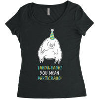 Cute Tardigrade Funny Water Bear Microbiology Moss Women's Triblend Scoop T-shirt | Artistshot