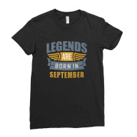 Legend Born September Ladies Fitted T-shirt | Artistshot