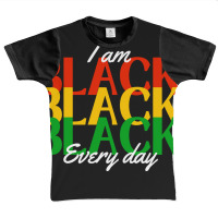 I Am Black Everyday Graphic Youth T-shirt | Artistshot