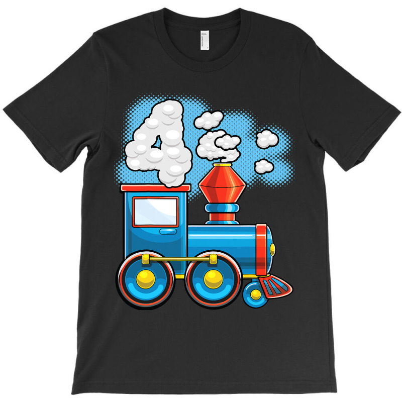 Chugga Chugga Train 4th Birthday Party Supply Birt T-shirt | Artistshot