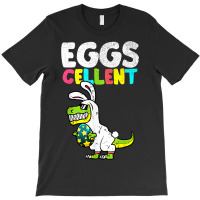 Egg Cellent Egg Hunter Easter Day Shirt Bunny Dino T-shirt | Artistshot