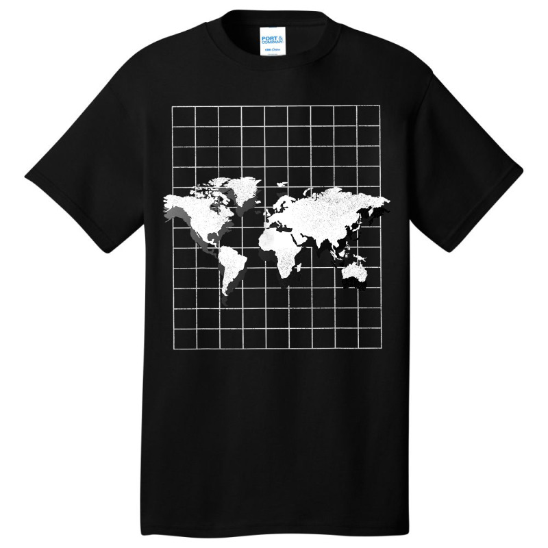 Cartography World Map Traveler Globe World Map Basic T-shirt | Artistshot