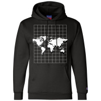 Cartography World Map Traveler Globe World Map Champion Hoodie | Artistshot