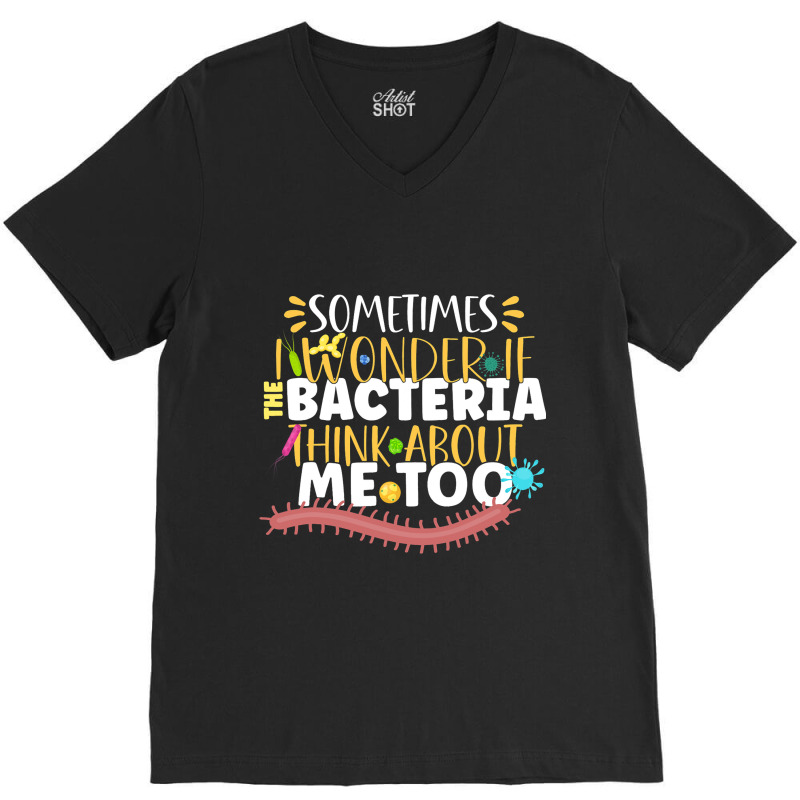 Biologist Microbiologist Microbiology Lab Staph Bi V-neck Tee | Artistshot