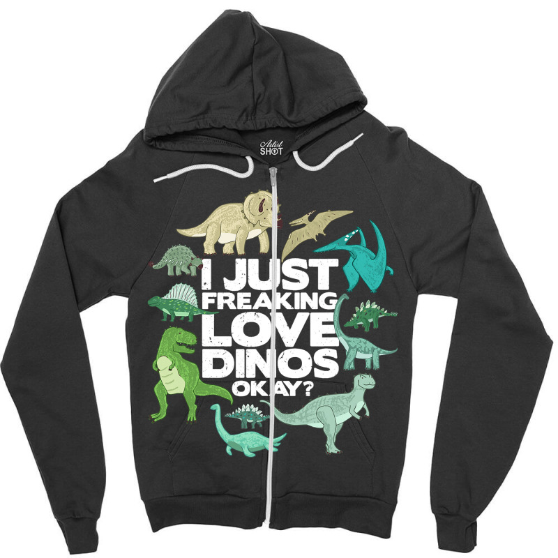 Dinosaur Tshirt Dino Lover Tee Dino Gift Dinosaur Zipper Hoodie | Artistshot