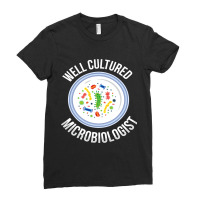 Cultured Microbiologist I Microbiology Petri Dish  Ladies Fitted T-shirt | Artistshot