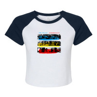 The Police Synchronicity Album Raglan Crop Top | Artistshot