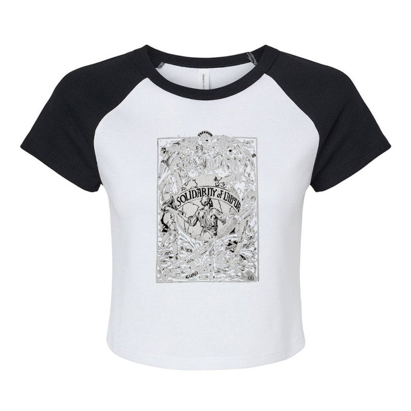 Solidarity Of Labour, The Solidarity Of Labour, Solidarity Of Labour A Raglan Crop Top by SHOPPPUR89 | Artistshot