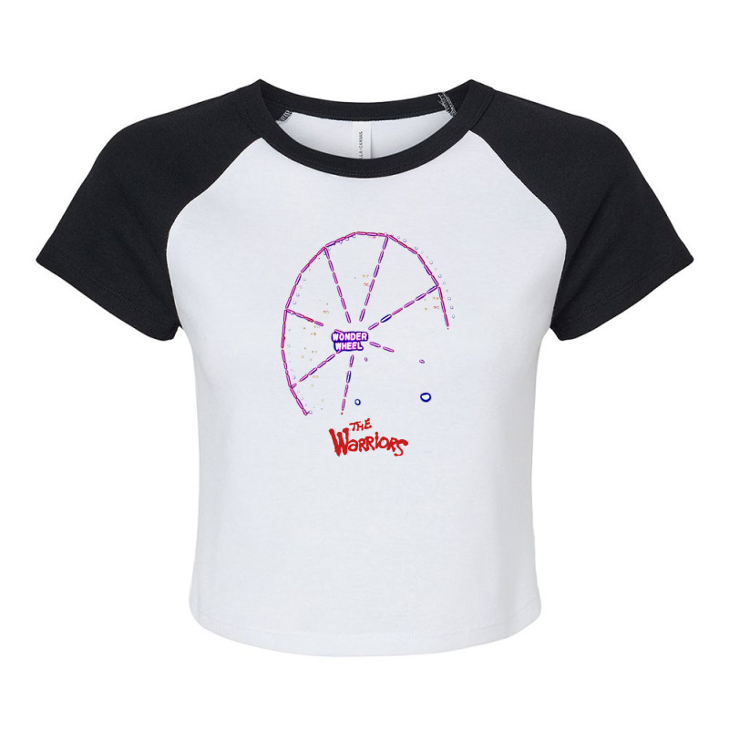 Mod. 7 The Warriors New York Bronx Coney Island Wonder Wheel Raglan Crop Top by cm-arts | Artistshot