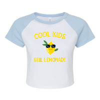 Kids Sell Lemonade Funny Lemonade Stand T Shirt Raglan Crop Top | Artistshot