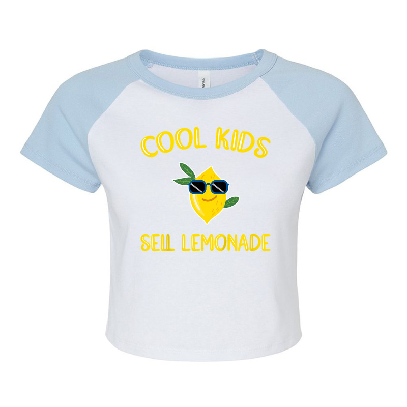 Kids Sell Lemonade Funny Lemonade Stand T Shirt Raglan Crop Top by cm-arts | Artistshot