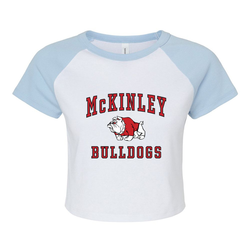 Canton Mckinley High School Bulldogs sweatshirt c1 Raglan Crop Top | Artistshot