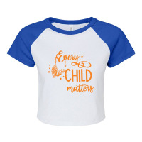 Portion Donated! Every Child Matters Raglan Crop Top | Artistshot