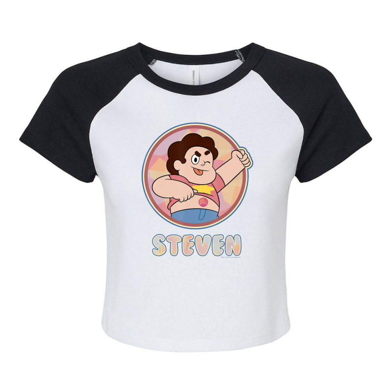 Cn Steven Universe Steven Portrait Raglan Crop Top by ngodieutrinh | Artistshot