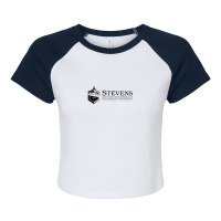 Stevens Institute Of Technology Raglan Crop Top | Artistshot