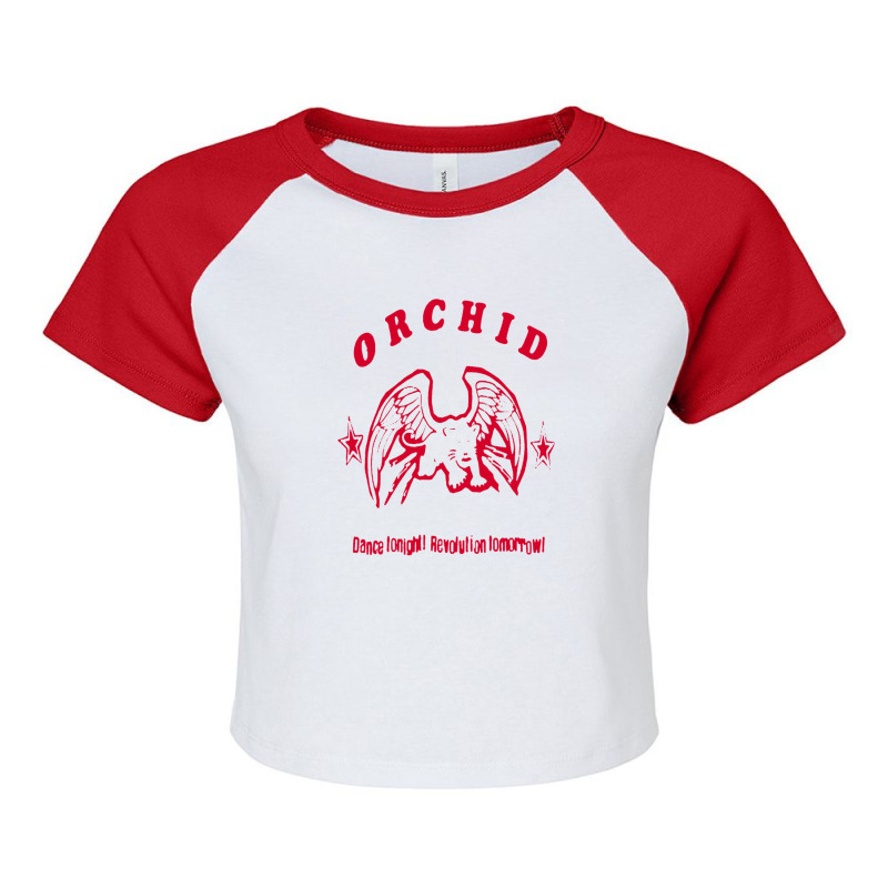 Orchid   Dance Tonight Raglan Crop Top by StaceyLeeAnnHernandez | Artistshot