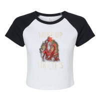 Dungeons & Dragons Woke Up Like This Raglan Crop Top | Artistshot