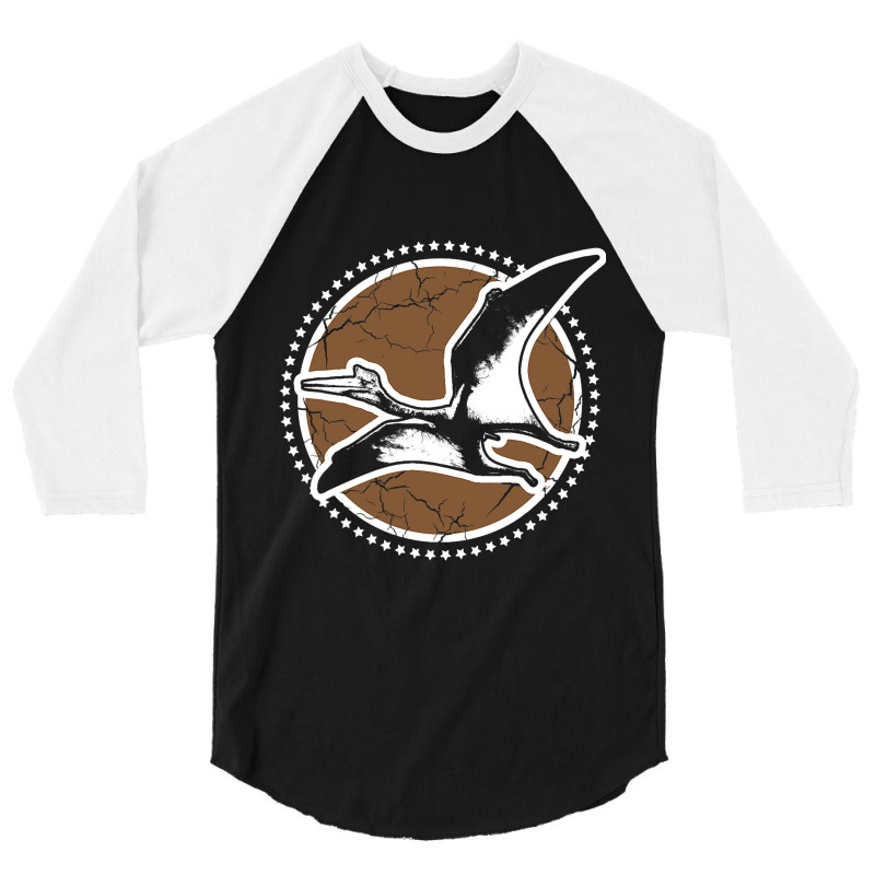 Dinosaur Prehistoric Animals Pterosaurs Pterosauri 3/4 Sleeve Shirt | Artistshot