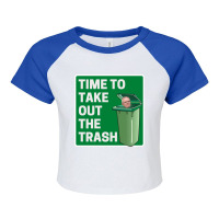 Time To Take Out The Trash - Scott Morrison Raglan Crop Top | Artistshot