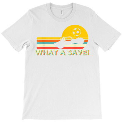 What A Save Vintage Retro Rocket Soccer Car League T Shirt T-shirt Designed By Annamarie Mueller
