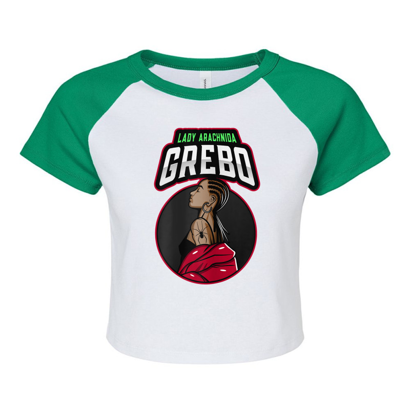 Womens Grebo Lady Arachnida, Liberian Superhero, African Ancestry Raglan Crop Top by RILEYALLEN | Artistshot