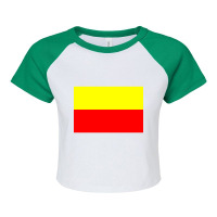 Flag Of Karnataka Raglan Crop Top | Artistshot