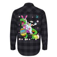 Easter Dinosaur Bunny Ears Easter Basket Stuffers  Flannel Shirt | Artistshot