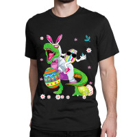 Easter Dinosaur Bunny Ears Easter Basket Stuffers  Classic T-shirt | Artistshot