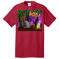 Boo Mousepad Basic T-shirt | Artistshot