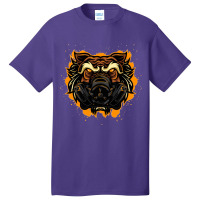 Angry Tiger Basic T-shirt | Artistshot