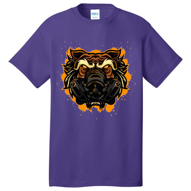 Angry Tiger Basic T-shirt | Artistshot