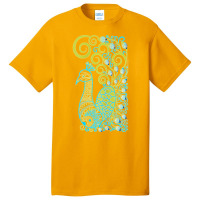 Peacock Mandala & Yoga Gift T Shirt Basic T-shirt | Artistshot