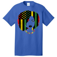 Juneteenth Black Women Flag History African American 1865 T Shirt Basic T-shirt | Artistshot