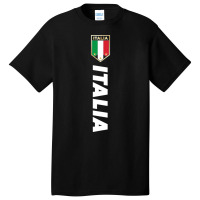 Proud Italian   Italia Design   Italian Soccer Jersey Style T Shirt Basic T-shirt | Artistshot