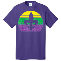 Retro Jester Hat Silhouette Mardi Gras Carnival T Shirt Basic T-shirt | Artistshot