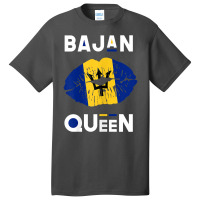 Womens Bajan Queen Shirt Barbados Flag Lips Barbadian Pride T Shirt Basic T-shirt | Artistshot