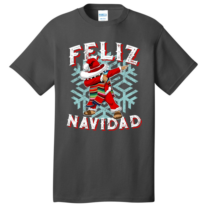 Feliz Navidad Dabbing Christmas Sombrero T Shirt Basic T-shirt | Artistshot