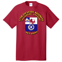 Coa 57th Infantry Regiment Basic T-shirt | Artistshot