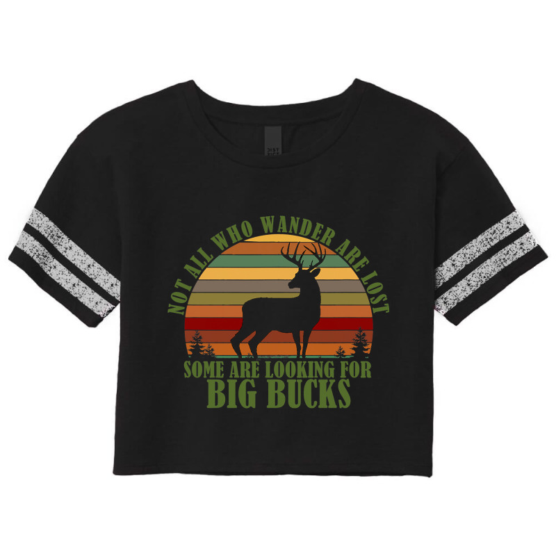 Funny Adventure Traveling Looking For Big Bucks Hu Scorecard Crop Tee by RenaHetrick | Artistshot